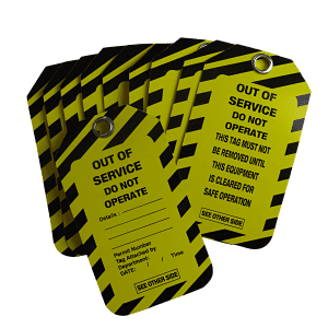 Out Of Service Tags 10 Pack Reusable